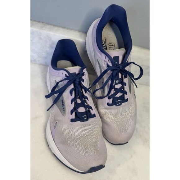 Brooks Launch 9 (1203731B588) Lilac/Cobalt Running Shoes Womens 9.5 - Picture 1 of 12